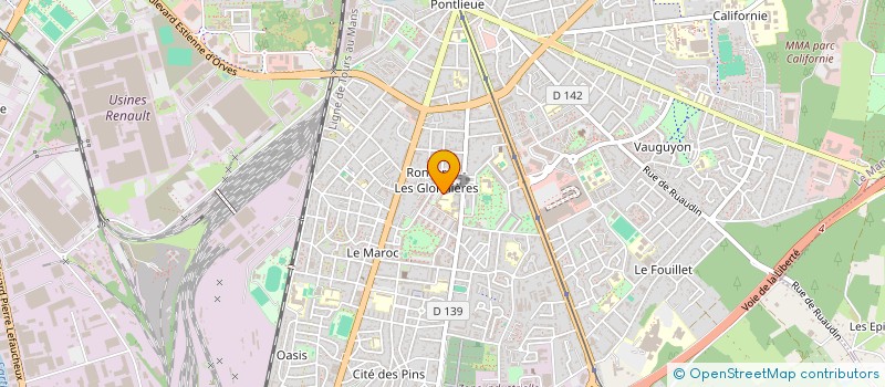 localisation de l'entreprise ASS PECHE ET PISCICULTURE  LE MANS