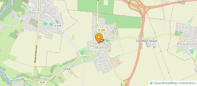 localisation de l'entreprise ASS PECHE LA MAYENNE  MAY-SUR-ORNE