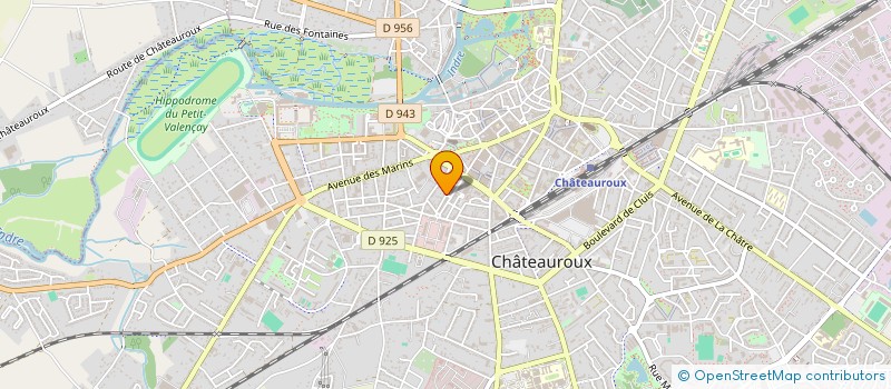 localisation de l'entreprise ASS PECHE LOISIRS ORGANISMES à CHATEAUROUX