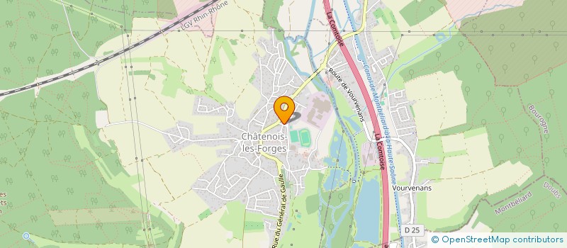 localisation de l'entreprise ASS PECHE PISCICULTURE BELFORT à CHATENOIS-LES-FORGES