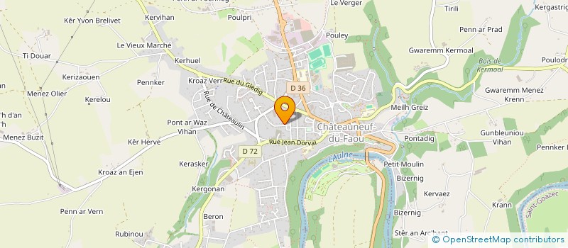 localisation de l'entreprise ASS PECHE PROTECT MILIEU AQUATIQUE à CHATEAUNEUF-DU-FAOU