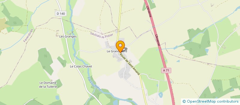 localisation de l'entreprise ASS PEDAGOGIQUE ET EXPERIMENTAL DU CHER  VESDUN