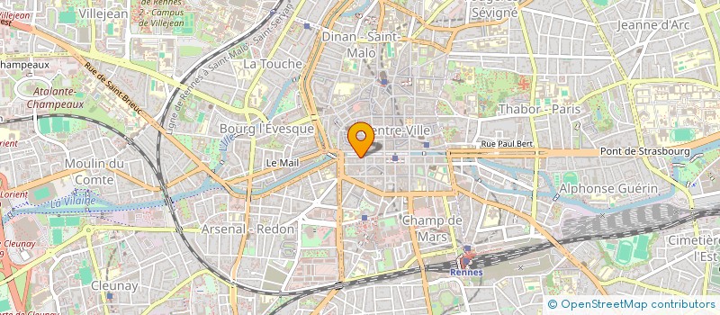 localisation de l'entreprise ASS PEDIATRES LIBERAUX RENNES & REGION  RENNES