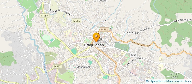 localisation de l'entreprise ASS PEINTRES EN LIBERTE ARTS ET LETTRES  DRAGUIGNAN