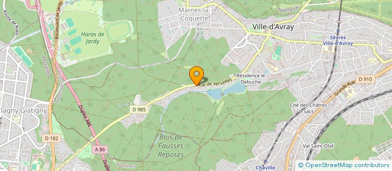 localisation de l'entreprise ASS PEINTRES OFFICIELS ARMEE DE TERRE à VILLE-D'AVRAY
