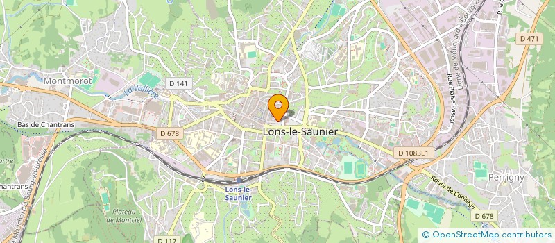 localisation de l'entreprise ASS PEKNO TECHNO PROD à LONS-LE-SAUNIER