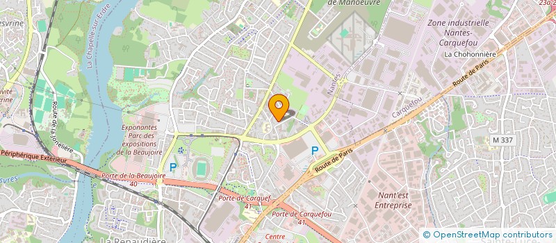 localisation de l'entreprise ASS PENA FLAMENCA PLANTA TACON  NANTES