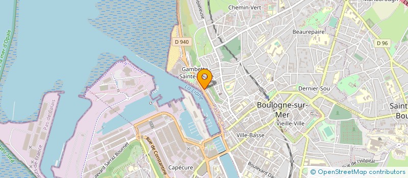 localisation de l'entreprise ASS PENSIONNES MARINE MARCHANDE ET PECHE DE BOULOGNE SUR MER à BOULOGNE-SUR-MER