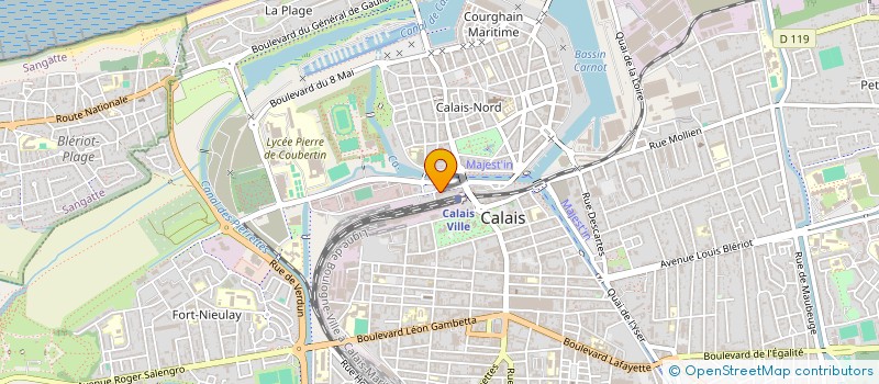 localisation de l'entreprise ASS PERDS PAS L'NORD  CALAIS