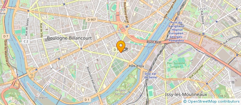 localisation de l'entreprise ASS PERFECT CADRE ENTR IN à BOULOGNE-BILLANCOURT