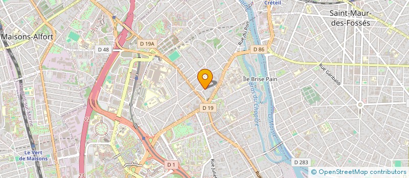 localisation de l'entreprise ASS PERMAN SOIN ORGANIS URGECE MEDICALE à CRETEIL