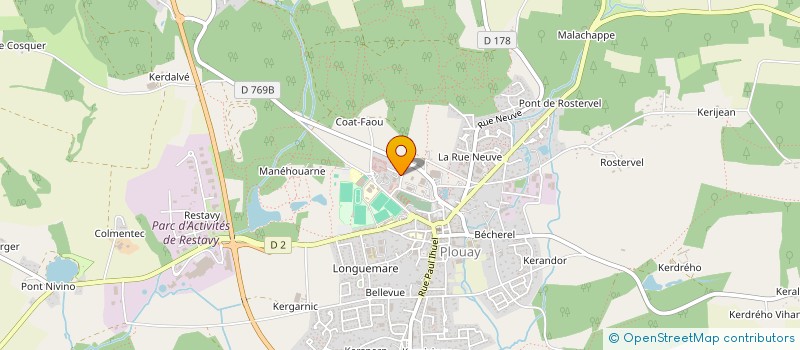 localisation de l'entreprise ASS PERRON JEAN LUC ET PERRON NATHALIE à PLOUAY
