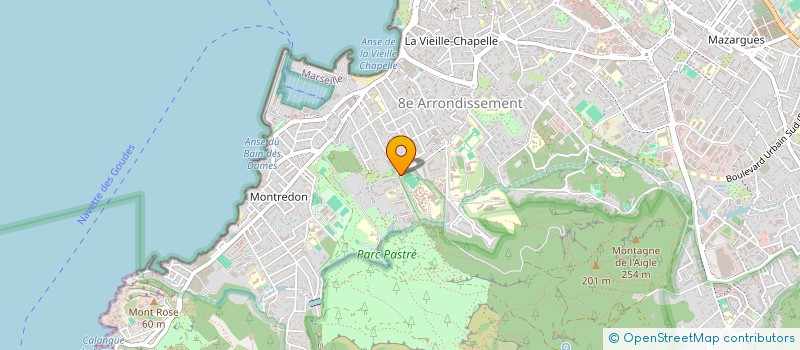 localisation de l'entreprise ASS PERS AFF MAR LES MINOTS DE LA MER  MARSEILLE