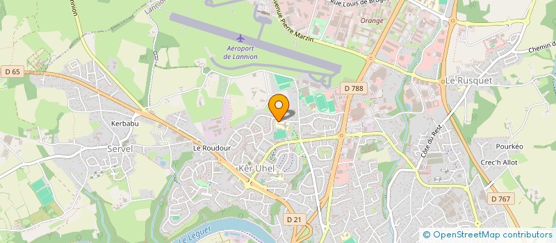 localisation de l'entreprise ASS PERSONNEL.CTRE METEO.SPATIAL LANNION  LANNION