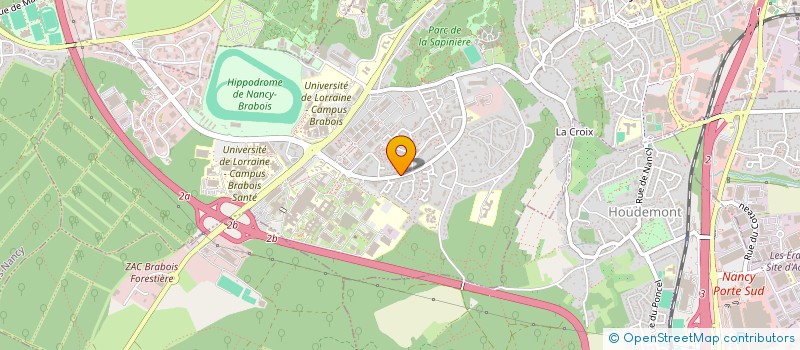 localisation de l'entreprise ASS  PERSONNEL HEMODIALYSE PEDIATRIQUE  VANDUVRE-LES-NANCY