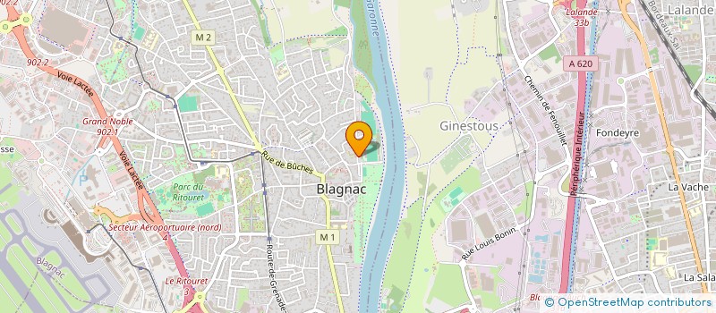 localisation de l'entreprise ASS PETANQUE BLAGNACAISE à BLAGNAC