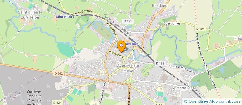 localisation de l'entreprise ASS PETIT TAMBOUR à AVESNES-SUR-HELPE