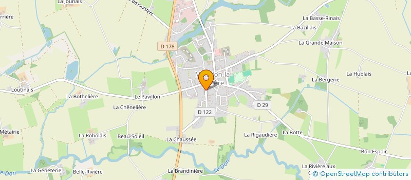 localisation de l'entreprise ASS PETITE ENFANCE PAYS DE LA MEE  MOISDON-LA-RIVIERE