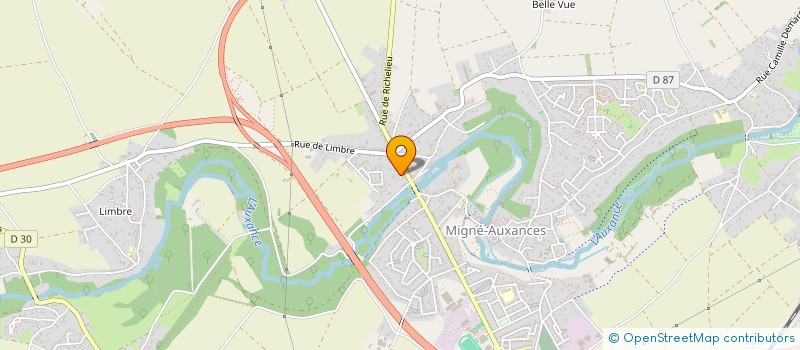 localisation de l'entreprise ASS PETITS BOLIDES à MIGNE-AUXANCES