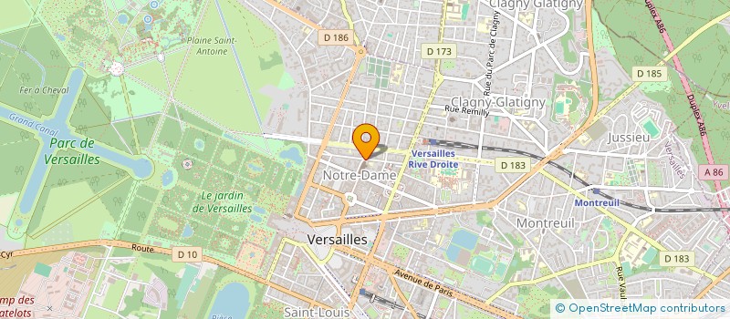 localisation de l'entreprise ASS PETITS CHANTEURS DE VERSAILLES à VERSAILLES