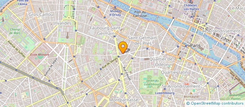 localisation de l'entreprise ASS PHARMACIENS AGREES FACULTE DE PARIS  PARIS 07