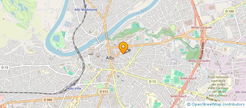 localisation de l'entreprise ASS PHILANTROPIQUE AIDE AUX CARMELITES à ALBI