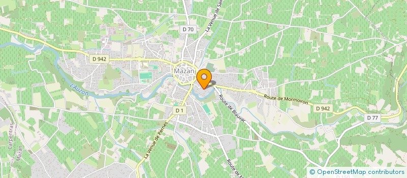 localisation de l'entreprise ASS PHILARMONIQUE MAZANNAISE  MAZAN