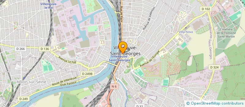 localisation de l'entreprise ASS  PHILATELIQUE à VILLENEUVE-SAINT-GEORGES
