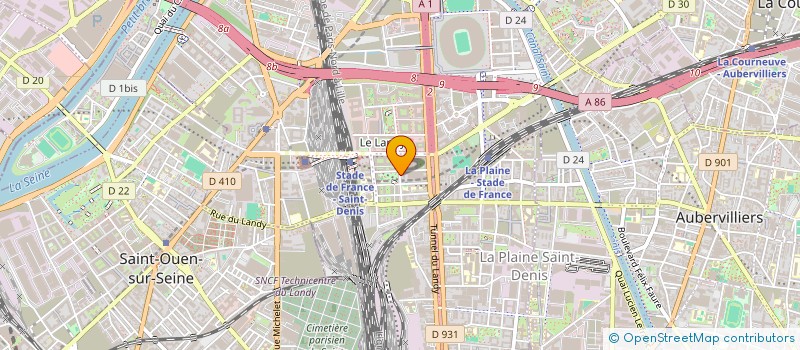 localisation de l'entreprise ASS PHILATELIQUE CAZENEUVE  SAINT-DENIS