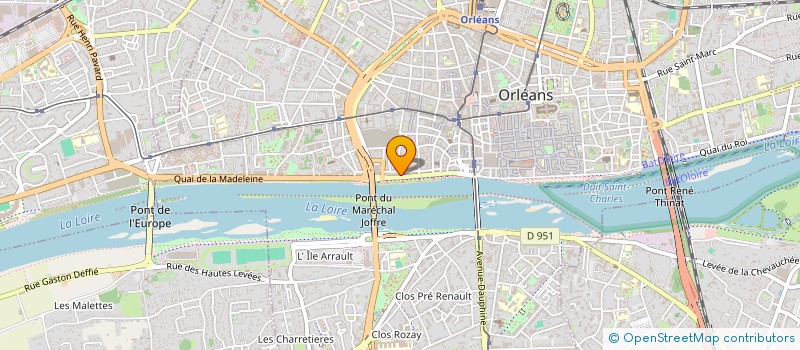 localisation de l'entreprise ASS PHILATELIQUE DU LOIRET à ORLEANS