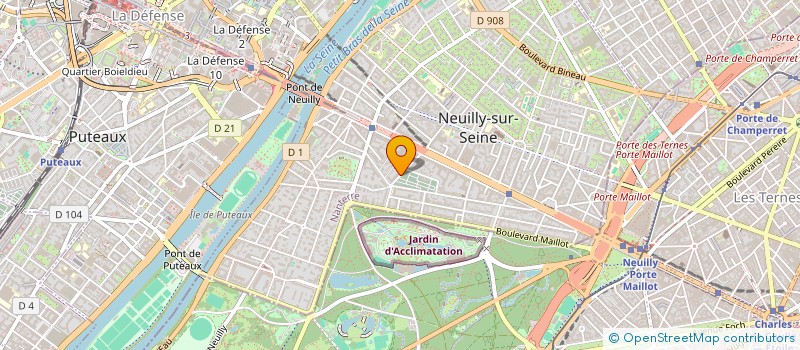 localisation de l'entreprise ASS PHILATELIQUE ET CARTOPHILE DE NEUILL à NEUILLY-SUR-SEINE