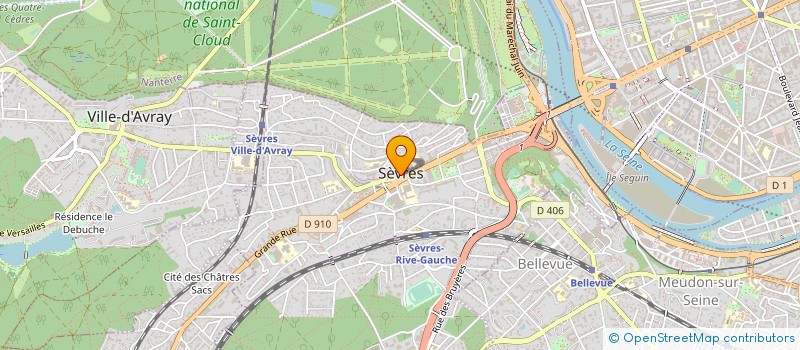 localisation de l'entreprise ASS PHILATELIQUE ET CARTOPHILE SEVRES à SEVRES