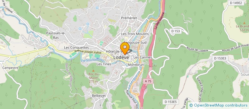 localisation de l'entreprise ASS PHILATELIQUE LODEVOISE à LODEVE