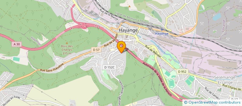 localisation de l'entreprise ASS PHILATELIQUE LORRAINE à HAYANGE