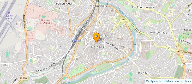 localisation de l'entreprise ASS PHILE'AS à POITIERS