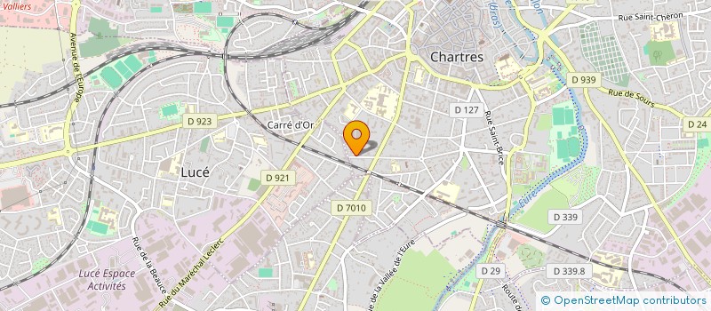 localisation de l'entreprise ASS PHILIPS SPORTS CHARTRES COMITE ETABL à CHARTRES