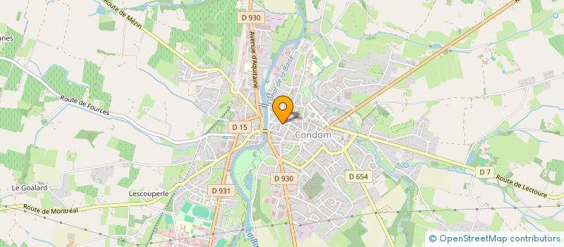 localisation de l'entreprise ASS PHILOSOPHIQUE EPICURIENNE CORDELIERS  CONDOM