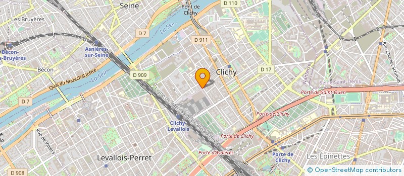 localisation de l'entreprise ASS PHILOSOPHIQUE ET PHILANTHROPIQUE à CLICHY
