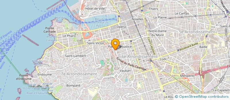localisation de l'entreprise ASS PHOCEENNE SPORTS GLACE à MARSEILLE