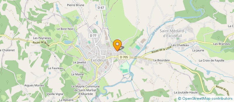 localisation de l'entreprise ASS PHOENIX SOINS EN SANTE MENTALE à EXCIDEUIL