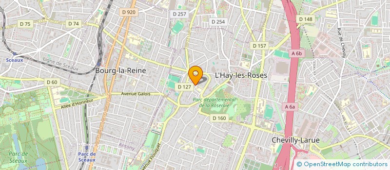 localisation de l'entreprise ASS  PHONOTHEQUE DU CIRQUE à L'HAY-LES-ROSES