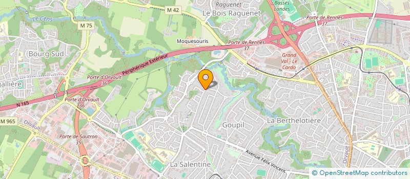 localisation de l'entreprise ASS PHOTOGRAPHIE CONTEMPORAINE NANTES  ORVAULT