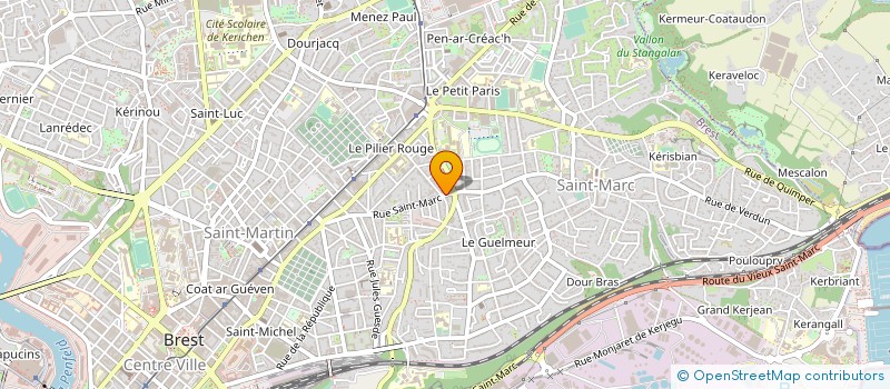 localisation de l'entreprise ASS PICHOLINE à BREST