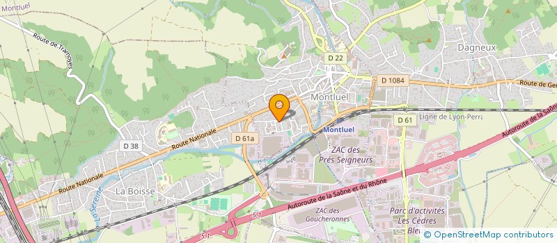 localisation de l'entreprise ASS PIECE AUTO RENOVE  MONTLUEL