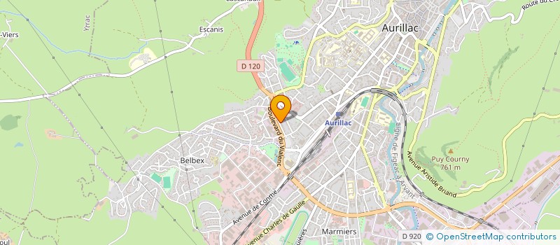 localisation de l'entreprise ASS PIEGEURS GARDES PARTICULIERS AGREES CANTAL à AURILLAC