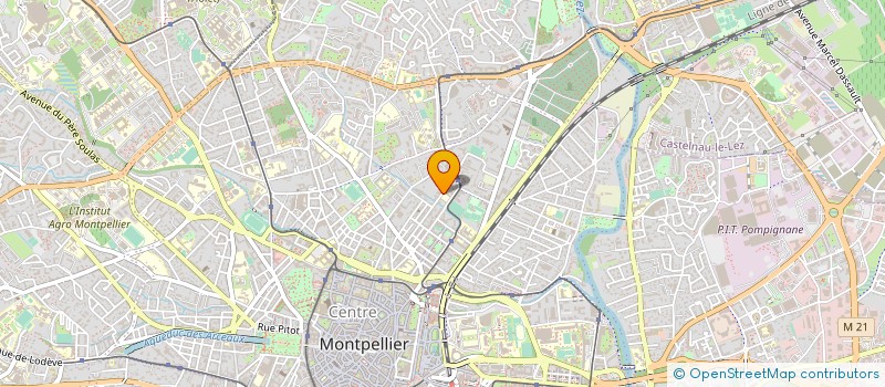 localisation de l'entreprise ASS PIERRE ROUGE à MONTPELLIER