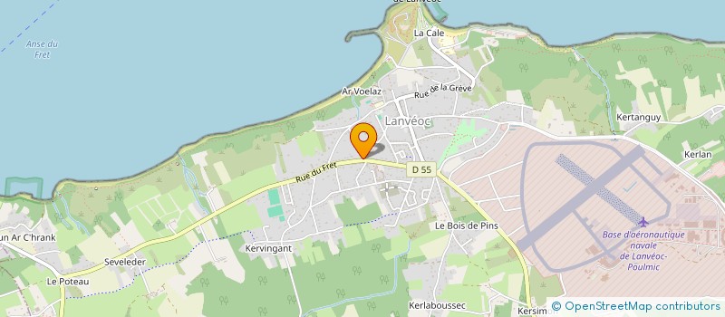 localisation de l'entreprise ASS  PIERRES QUI ROULENT  LANVEOC