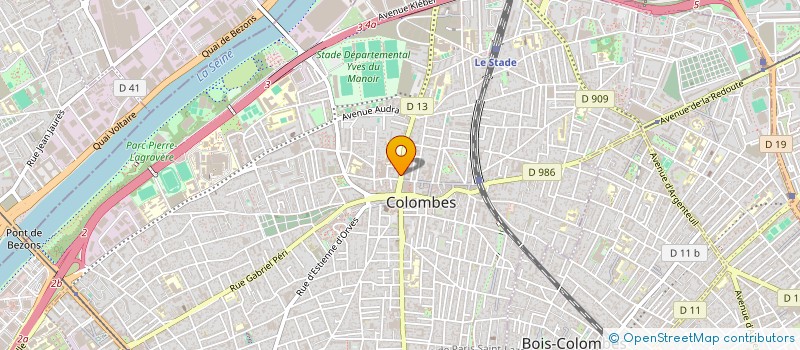localisation de l'entreprise ASS PIHIS  COLOMBES