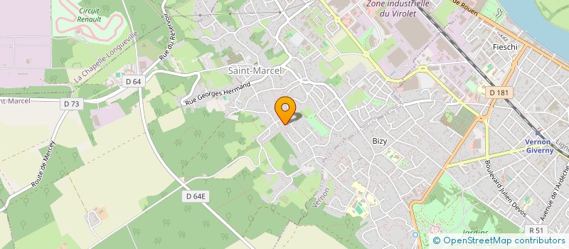 localisation de l'entreprise ASS PILOTES VALLEE DE SEINE à SAINT-MARCEL