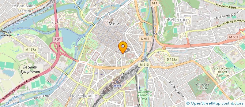 localisation de l'entreprise ASS PIVOD LORRAINE à METZ
